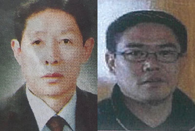 박신홍 동복어촌계장(좌), 강유신 서귀동어촌계장