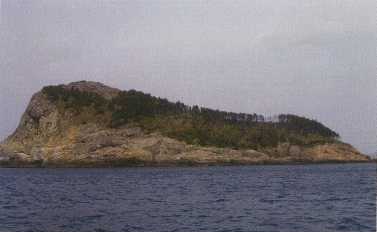 다무래미도는 상추자도 북쪽 끝에 있는 섬으로 썰물 때는 추자 본섬과 연결되고 밀물 때는 떨어진다. 사진=제주도생태연구회