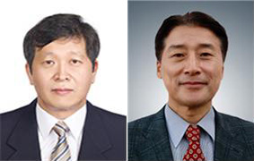 박수근 신임 중앙노동위원회 위원장(왼쪽)과 김창룡 신임 방송통신위원회 상임위원